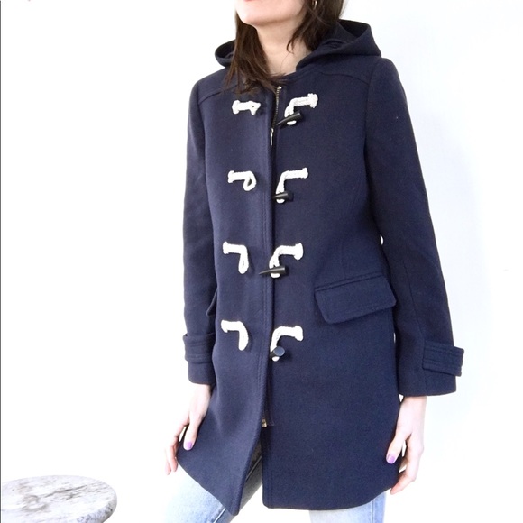 J. Crew 2007 Italian Stadium-cloth Wool Coat - Picture 4 of 9